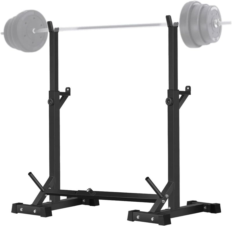 CANPA Adjustable Squat Rack Stand Multi-Function Barbell Rack Weight Lifting Gym Dumbbell Racks Home Gym Bench Press Rack Dumbbell Racks Stands 600Lbs - Image 1